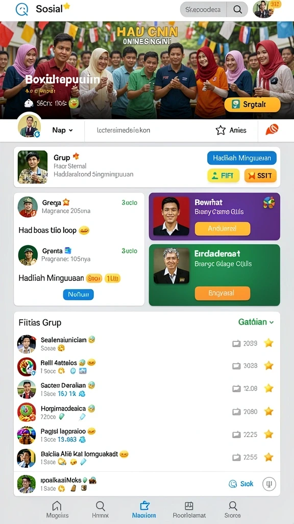 fb168 - Tampilan antarmuka pengguna yang intuitif dan menarik.