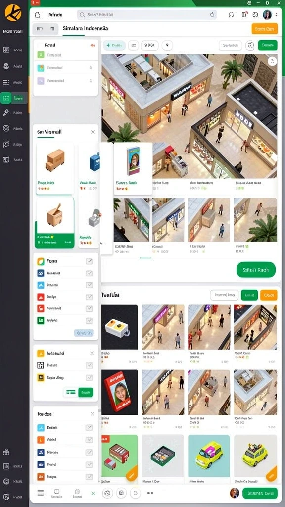 hq777 - Tampilan menu utama yang intuitif dan mudah dinavigasi.