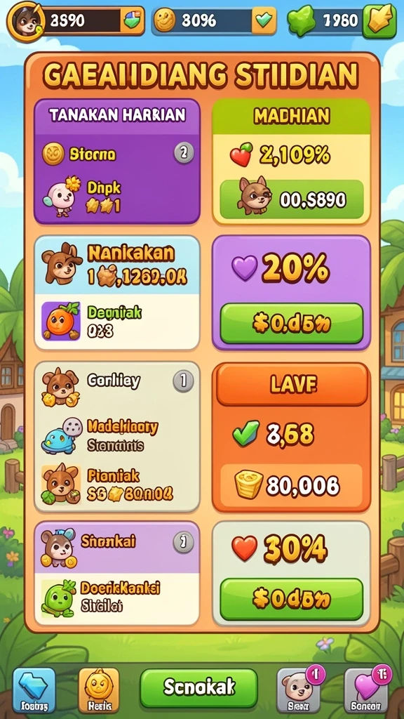 talas89 - Tangkapan layar dari salah satu level yang menantang.